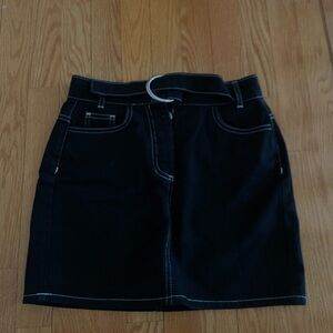 Black XS urban outfitters BDG mini skirt stitching